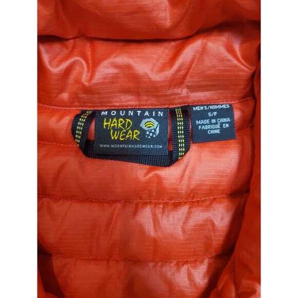 Mountain HardWear Mens Down Jacket Size S/P Packable Travel Gorpcore Bikecore - Picture 7 of 11